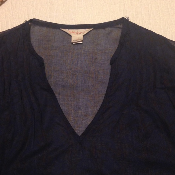 Polo Jeans Co Ralph Lauren Tunic Top LS Sheer - Picture 6 of 8